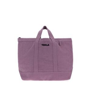Tekla Unisex Lilac Canvas Shopping Bag